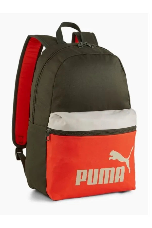 cartable puma vert et orange 09046803