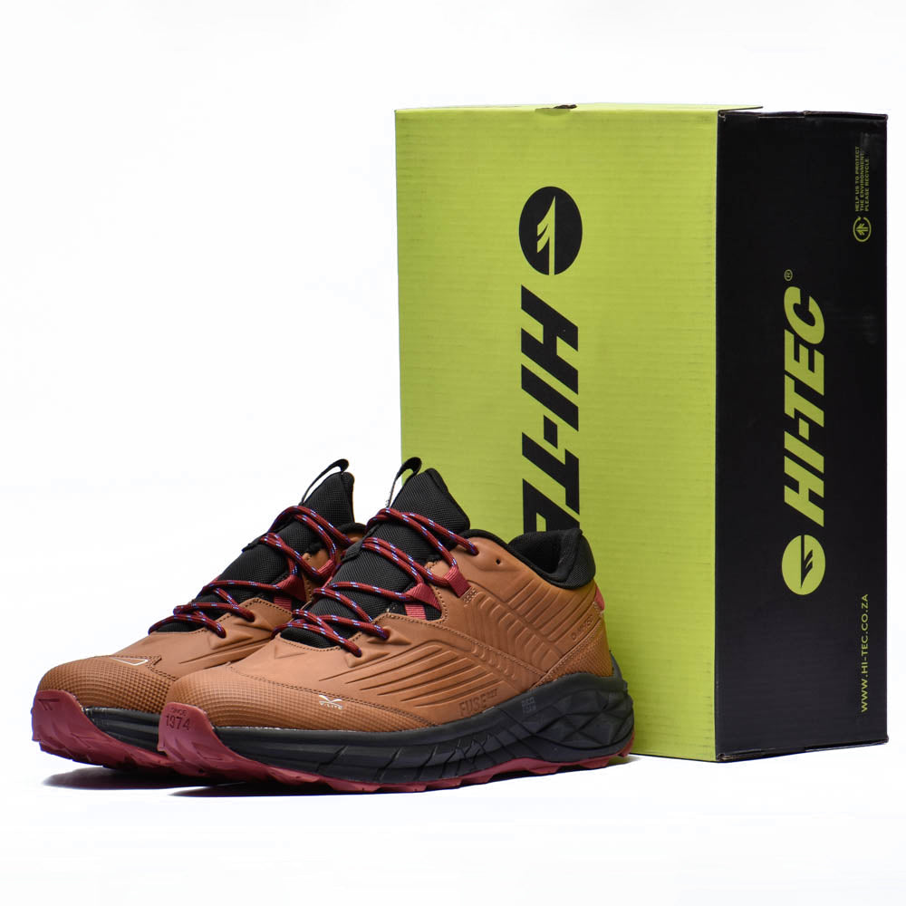 Hi-tec Fuse Trek Low WP Brwon/Red O014052