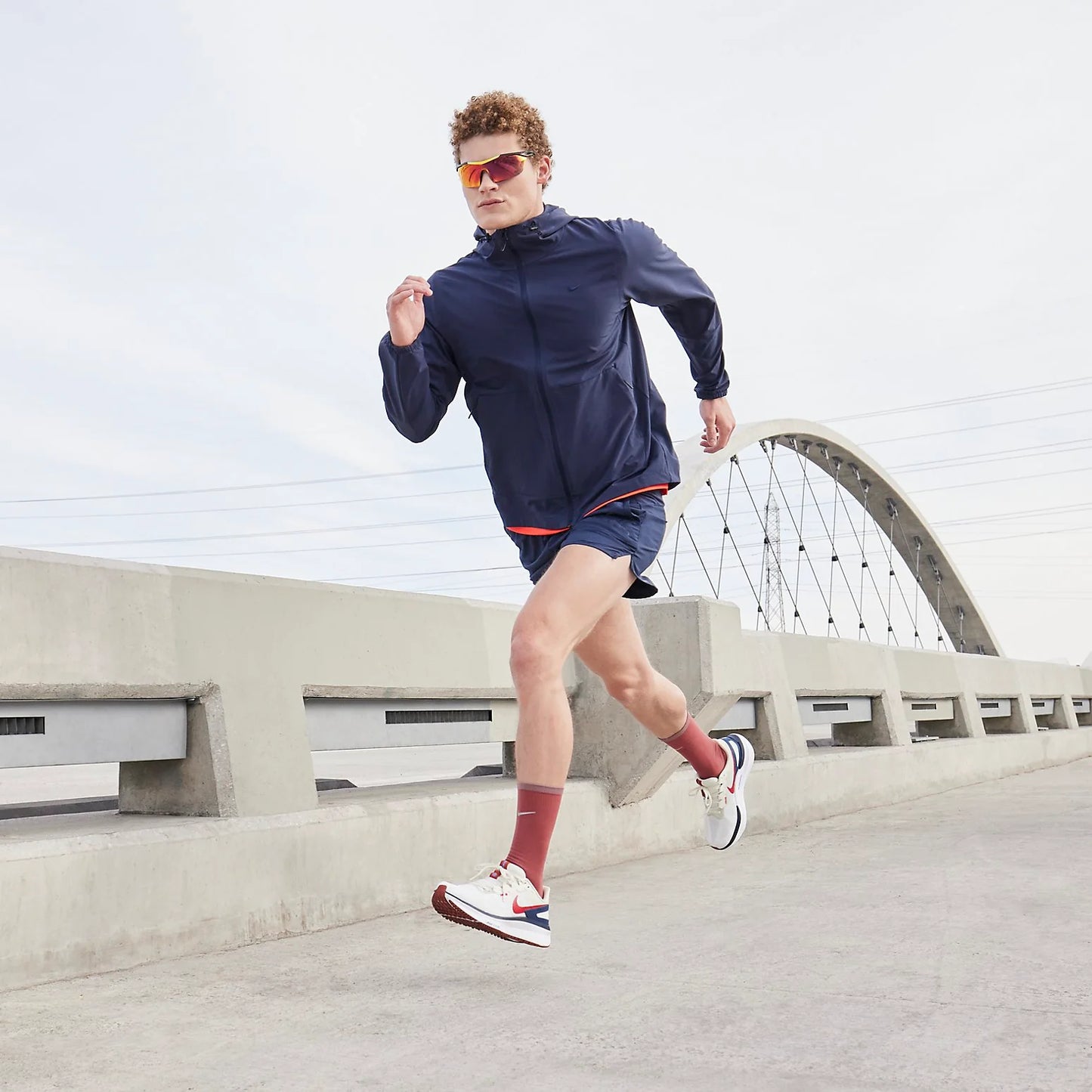 NikeAir Zoom Structure 25 'Cream Red Navy' dj7883-001