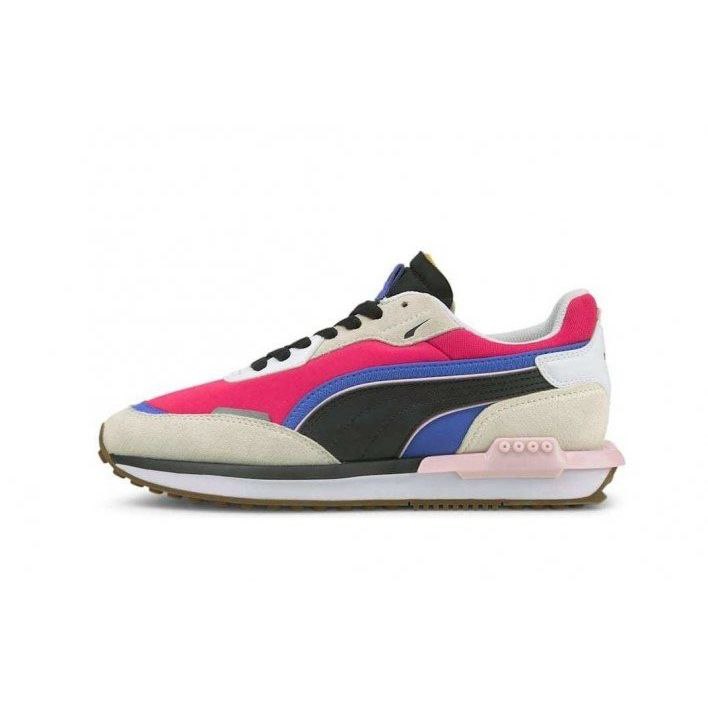 PUMA City Rider 'White Pink Blue'