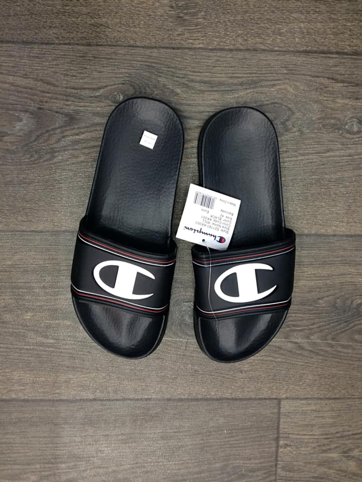 claquette champion black s21181-kk0001