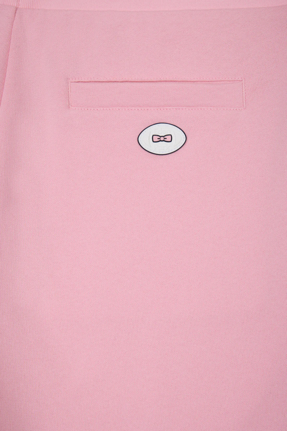 Eden Park Pink fleece shorts with striped leg trims 26maish0008 roc16