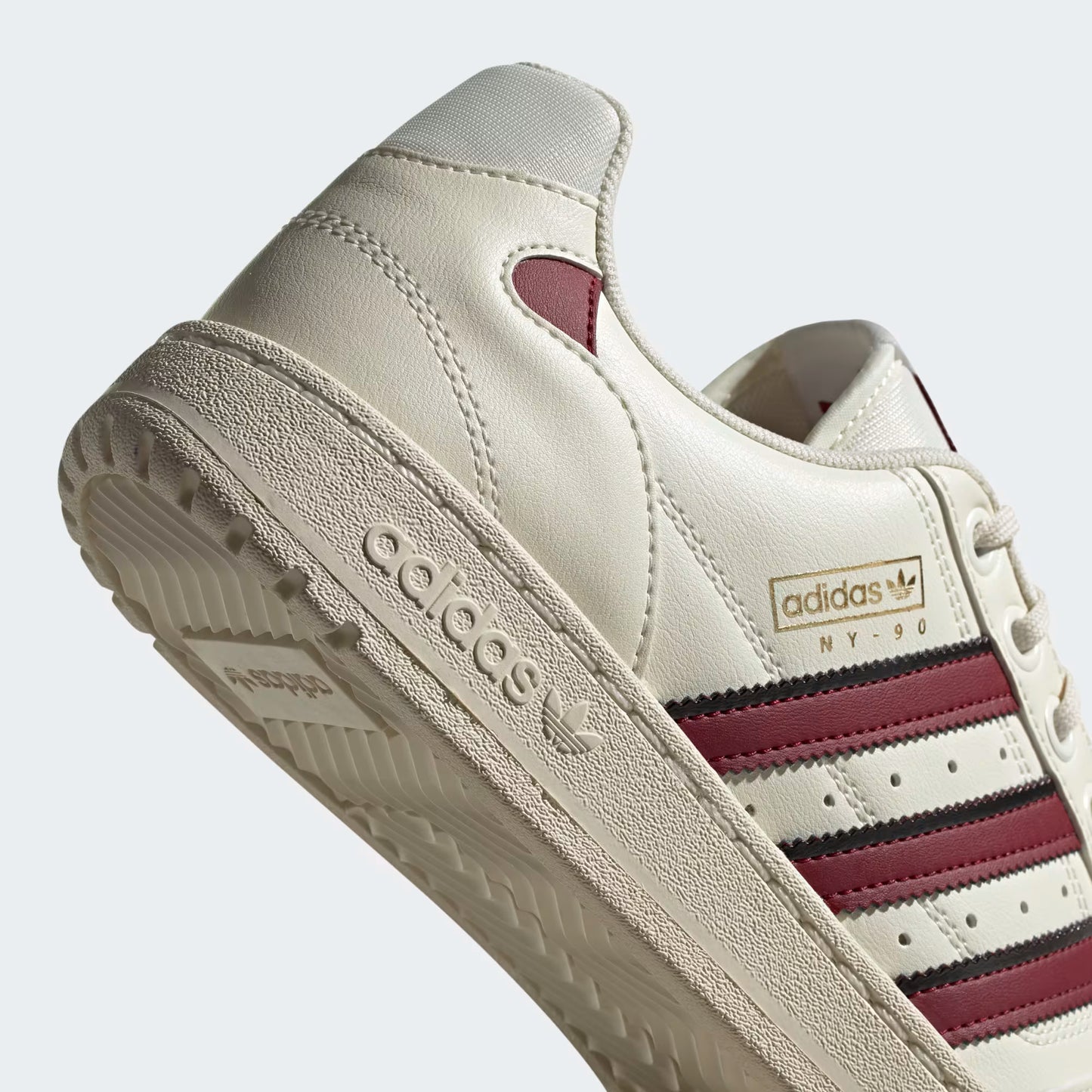 adidas originals NY 90 Shoes BeigeRed H04429