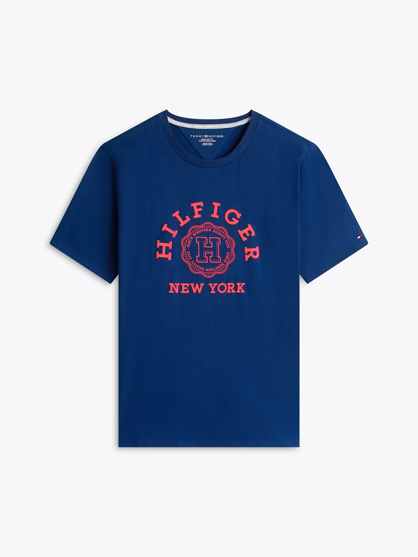 Hilfiger Arch Logo T-Shirt xm07703 400 bleu