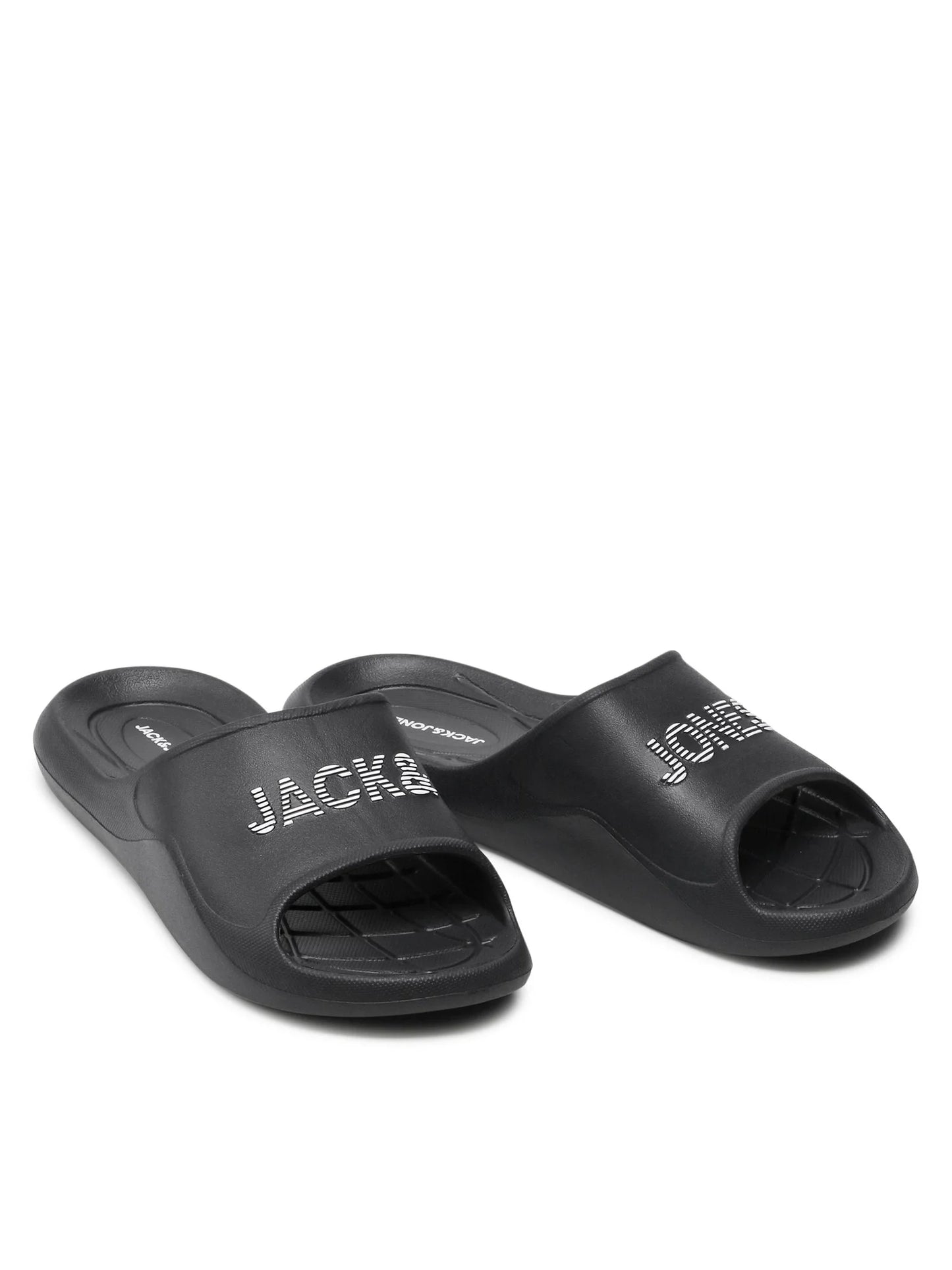 claquette Jack&Jones plastic noire 12204005