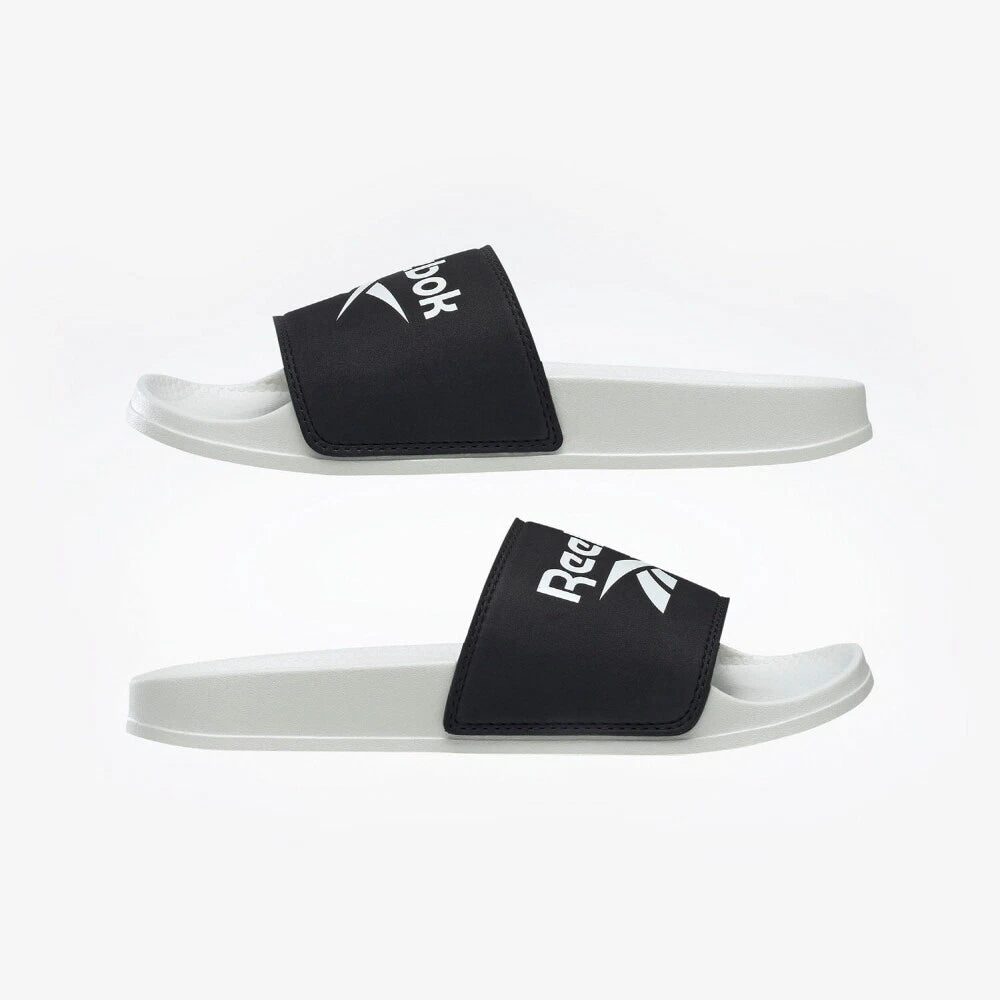 New Womens Reebok FULGERE SLIDE BLACK / WHITE HR0688