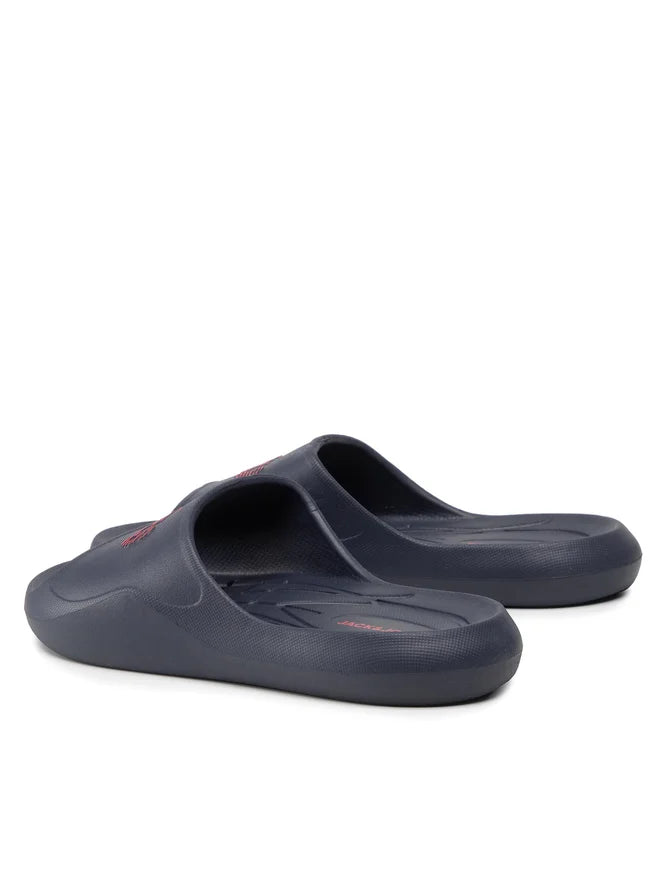 claquette Jack&Jones plastic bleu 12204005