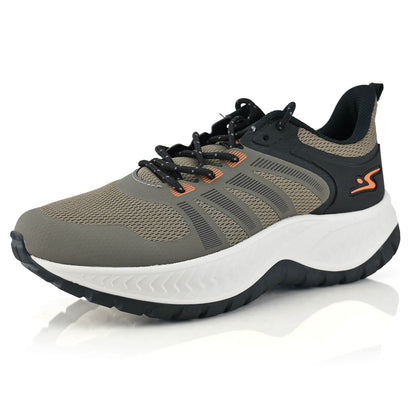 TRAIL GRIP sneakers brown and black – solid 10304M-1737
