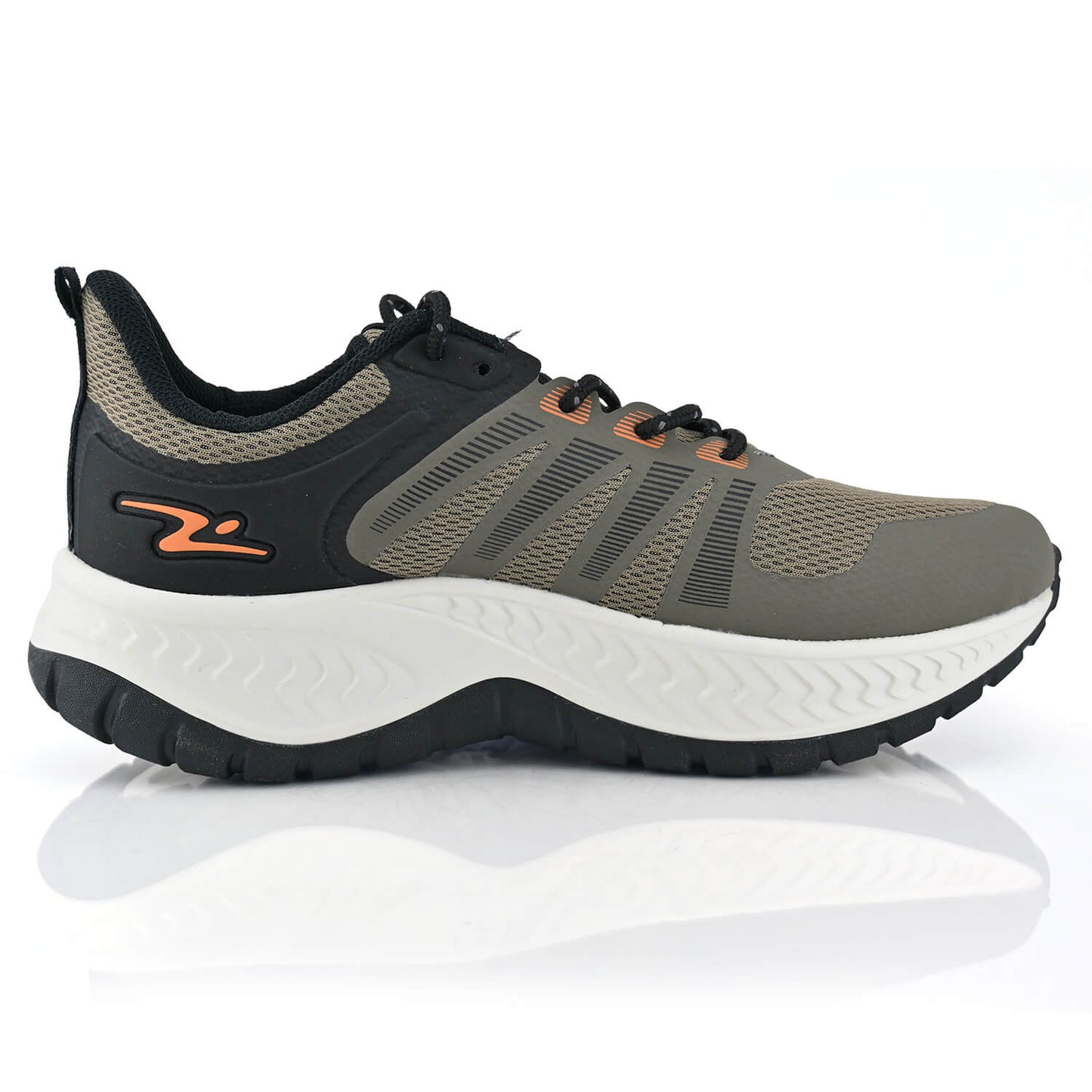 TRAIL GRIP sneakers brown and black – solid 10304M-1737