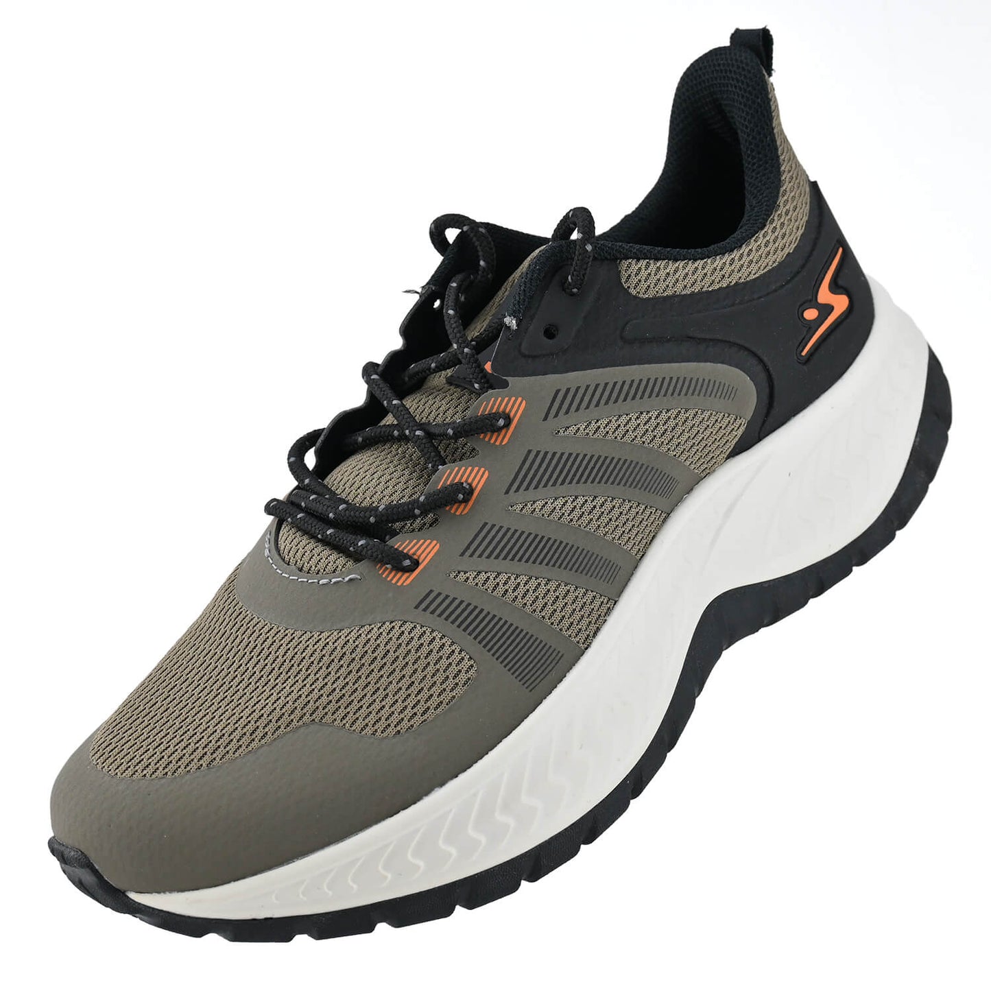 TRAIL GRIP sneakers brown and black – solid 10304M-1737