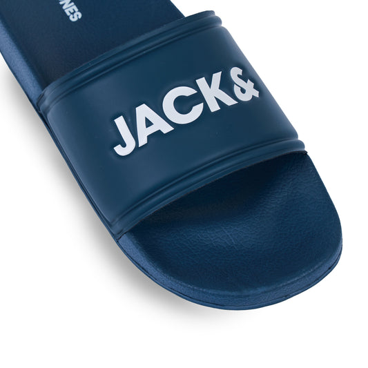 claquette Jack&Jones bleu 12184277