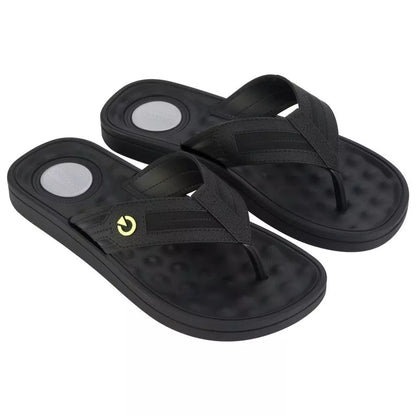 Alabama Men's Slipper Finger Black Carthage 11859-AP397