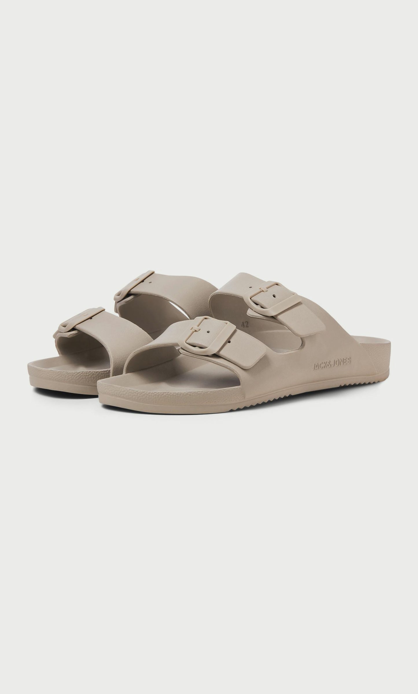 claquette Jack & Jones Men's Buckle Detail Slide Sandals | 12204004