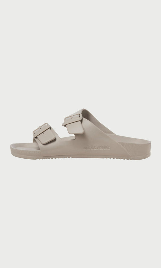 claquette Jack & Jones Men's Buckle Detail Slide Sandals | 12204004