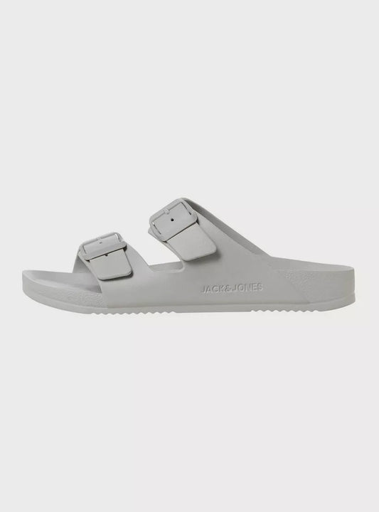 claquette Jack & Jones Men's Buckle Detail Slide Sandals | 12204004