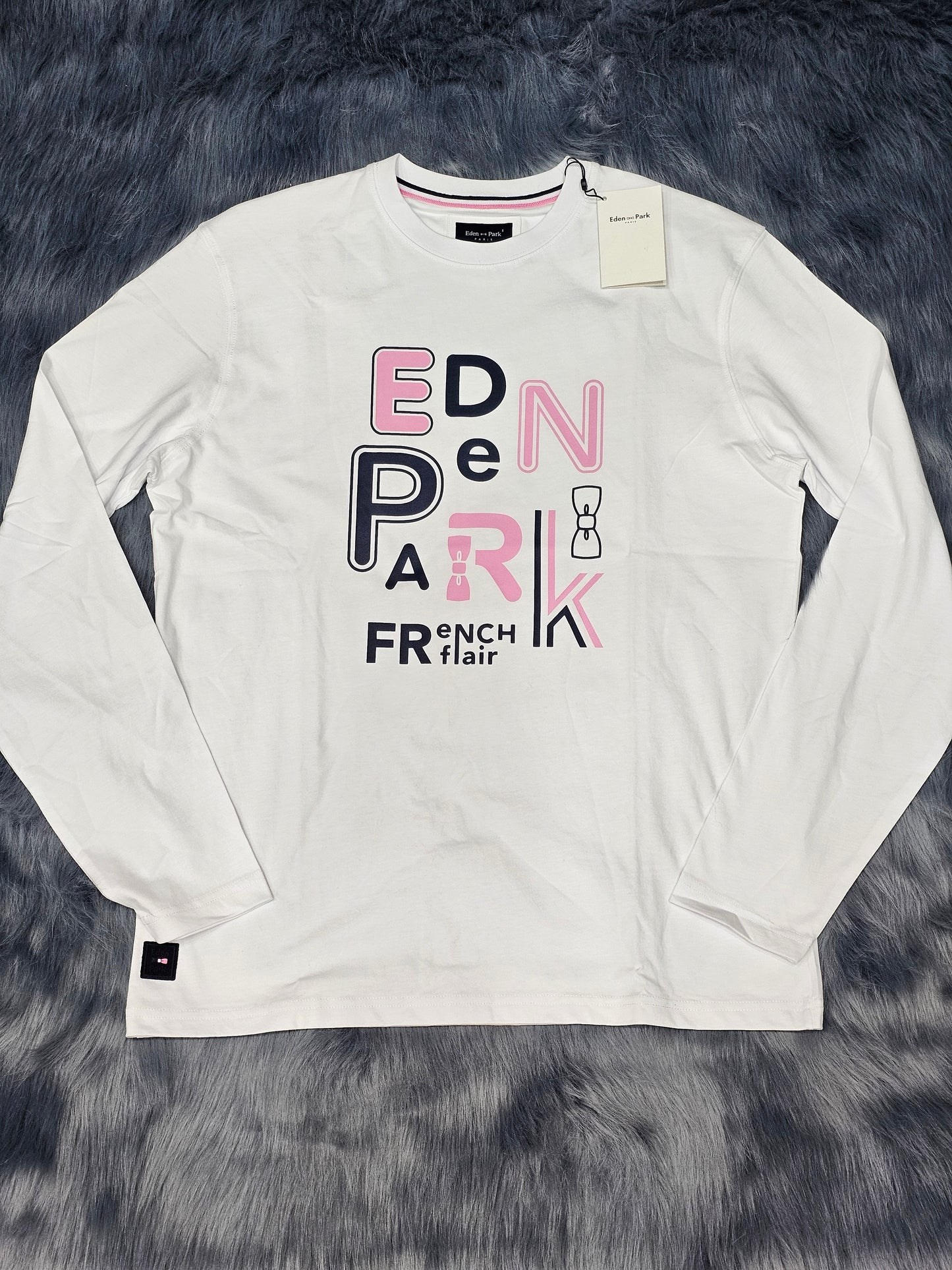 t-shirt eden park h22maitl0036 blanc