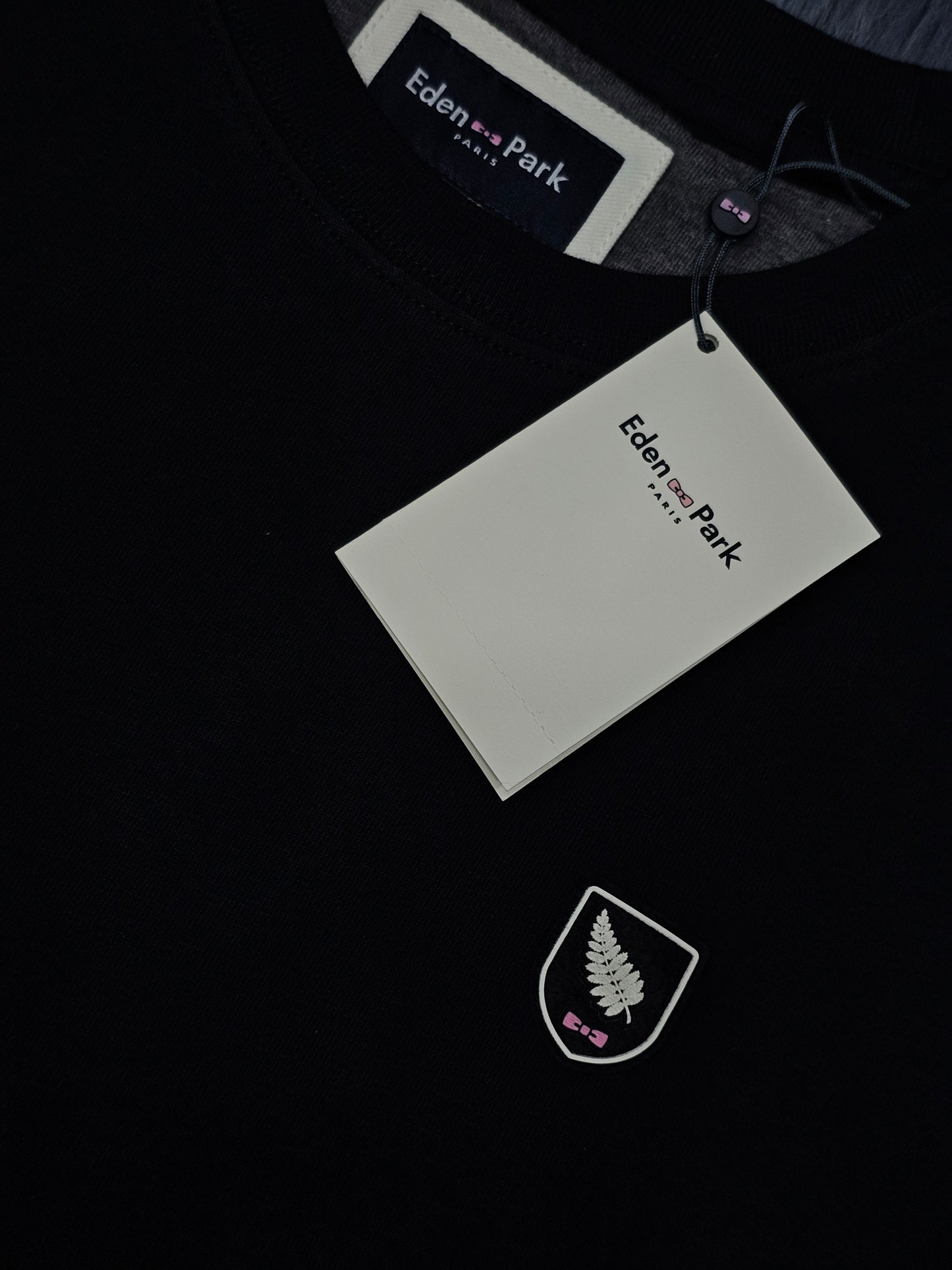 t-shirt eden park h23maitl0017 black