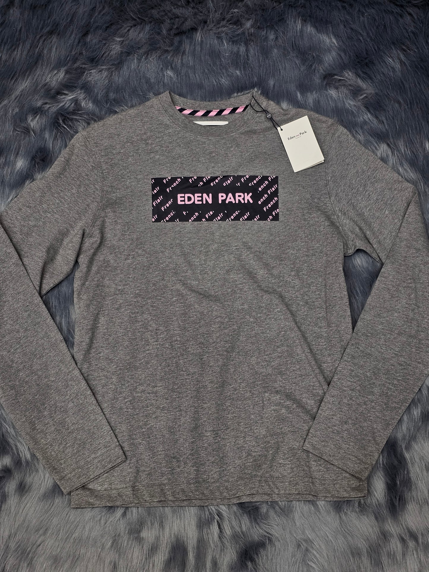 t-shirt eden park h22maitl0034 grey