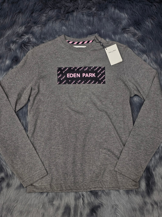 t-shirt eden park h22maitl0034 grey