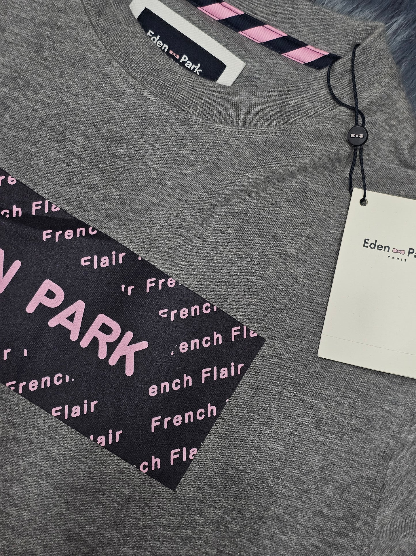 t-shirt eden park h22maitl0034 grey