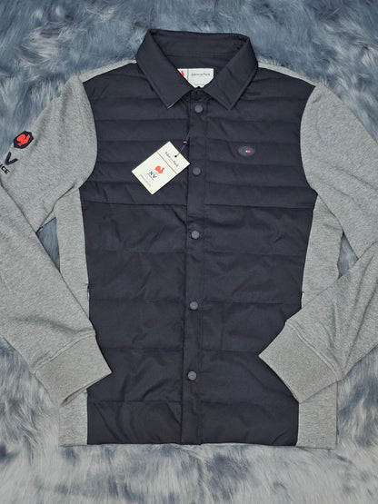 veste polo eden park bleu nuit /gris h23maisw0040