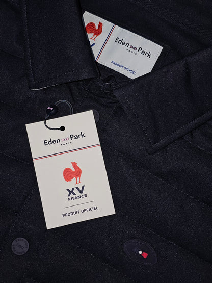 veste polo eden park bleu nuit /gris h23maisw0040