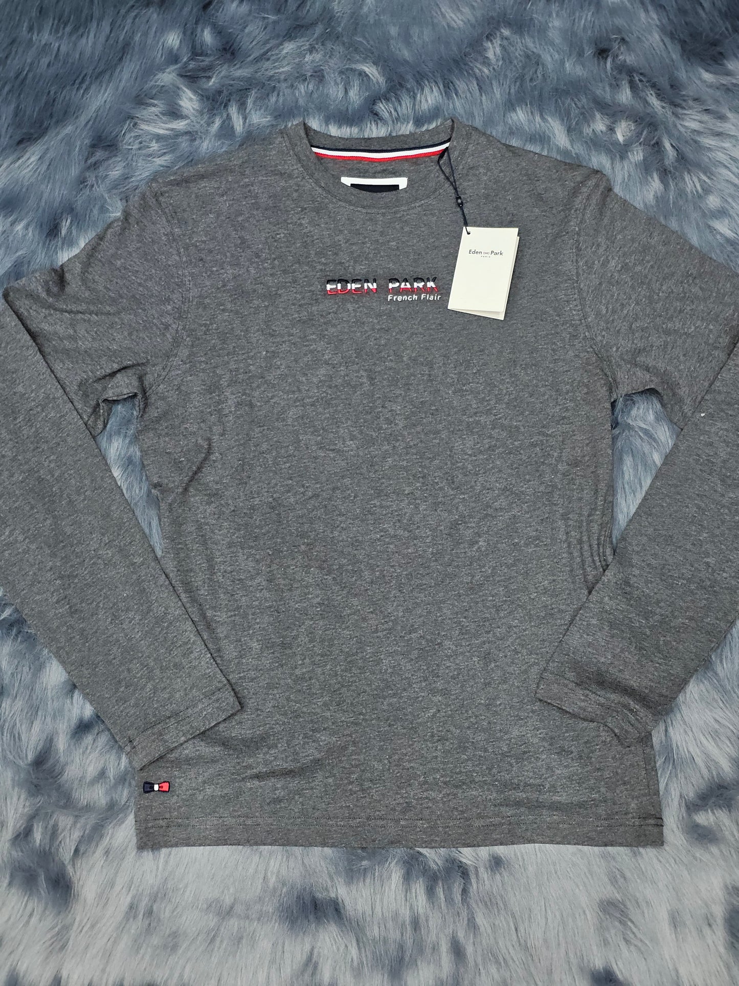 t-shirt eden park grey h22maitl0004
