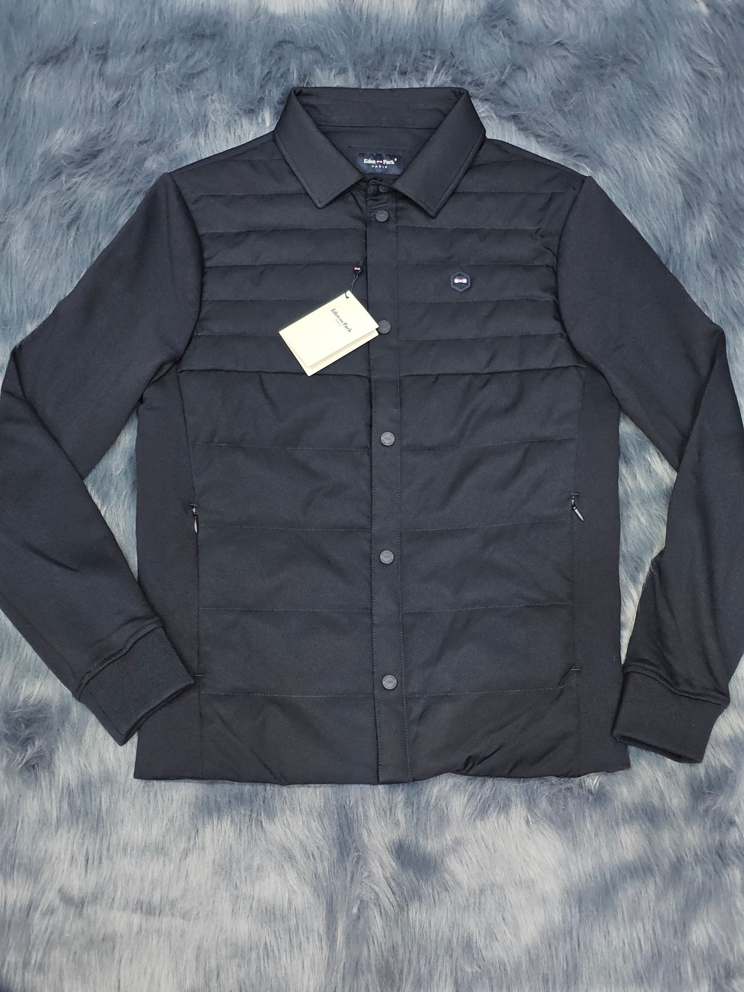veste eden park bleu nuit h22maisw0049