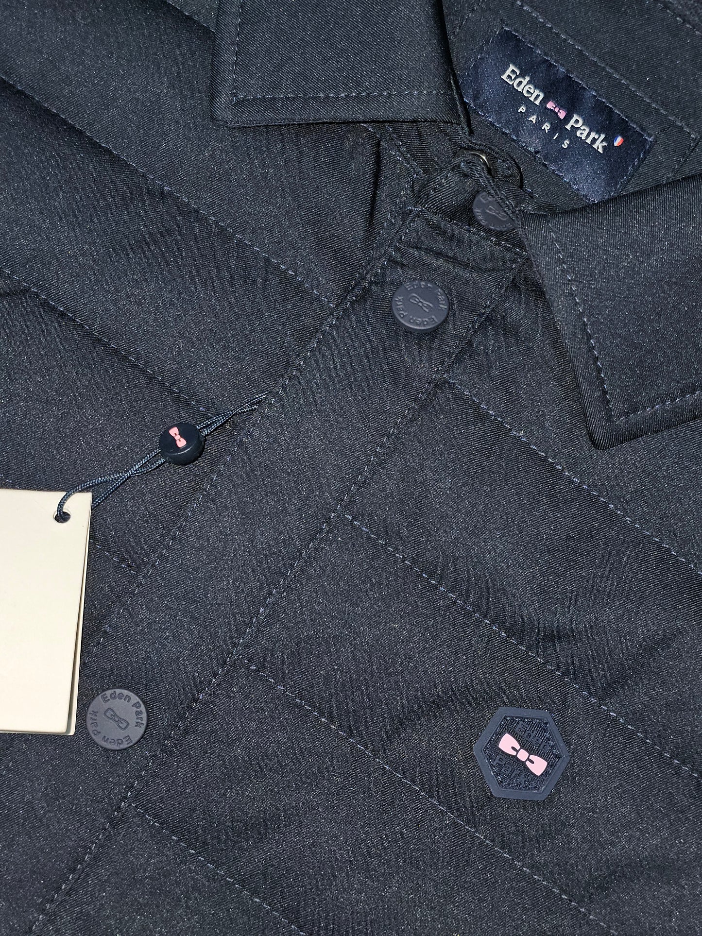 veste eden park bleu nuit h22maisw0049