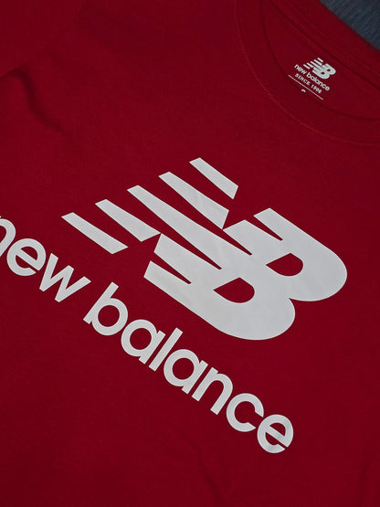 t-shirt New Balance mtl01575  red