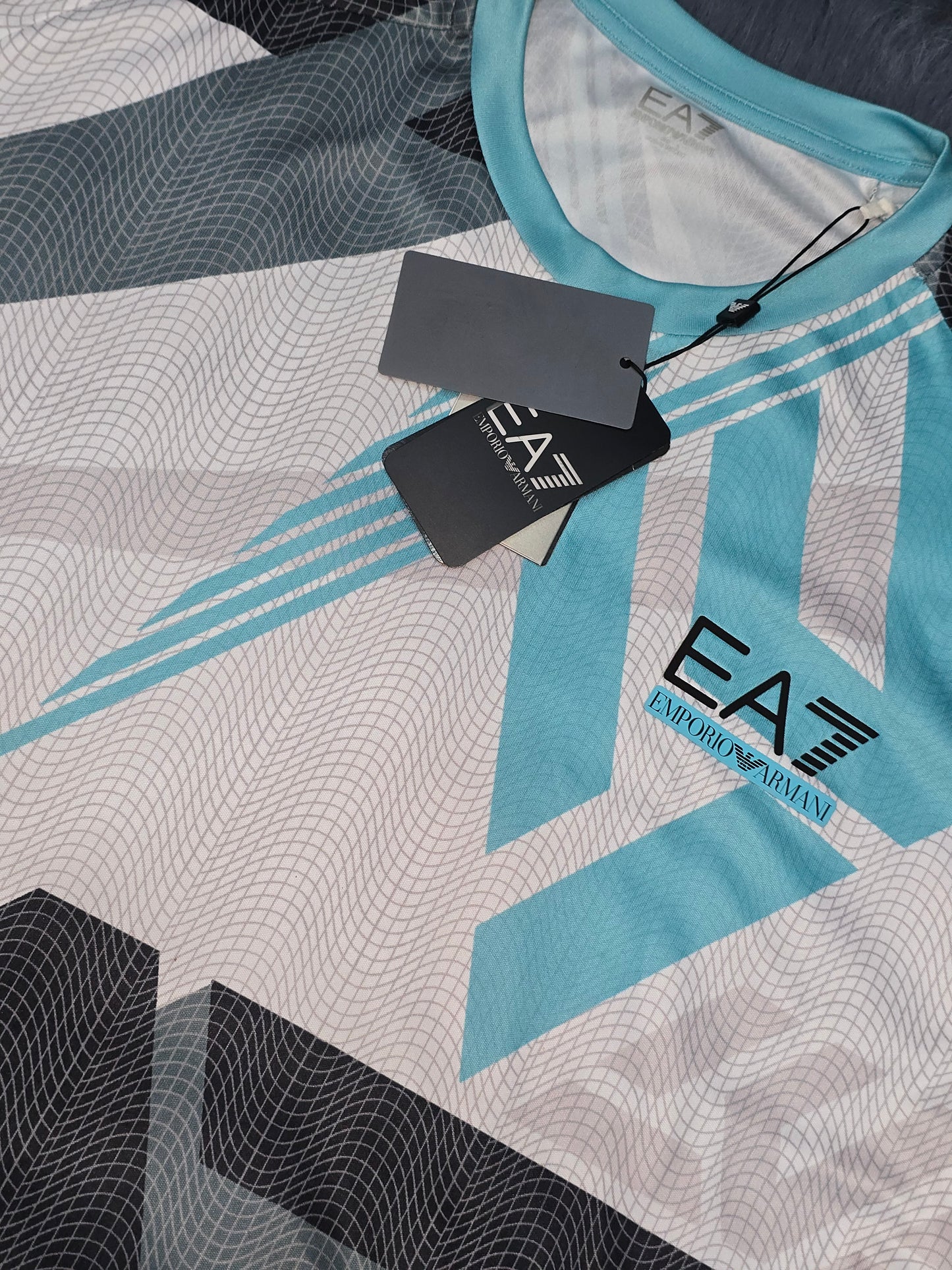 t-shirt Emporio Armani 3kpt47 pj9ez blue