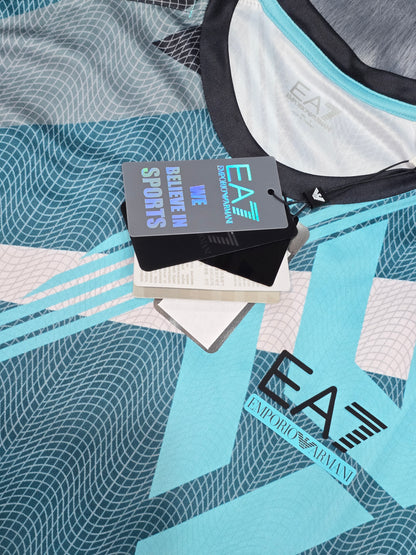 t-shirt Emporio Armani 3kpt47 pj9ez fancy blue