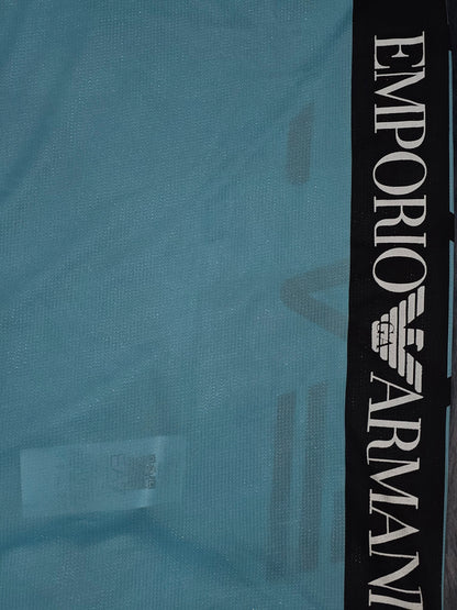 t-shirt Emporio Armani  3kp44 pj5uz bleu curacao