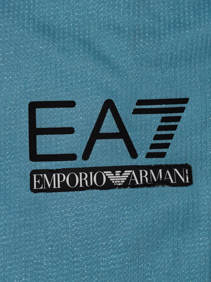 t-shirt Emporio Armani  3kp44 pj5uz bleu curacao