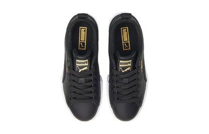 PUMA(GS) Mayze Leather 'Black Team Gold' 384527-02