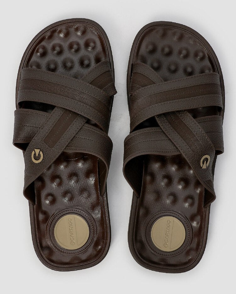 Men's slipper Carthage Alabama brown | Grendene 12203-av736