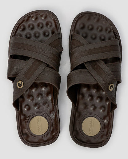 Men's slipper Carthage Alabama brown | Grendene 12203-av736