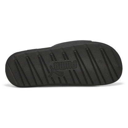 claquette puma noire et rouge  (389113-02)