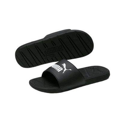 claquette puma noire et blanc  (389110 01)