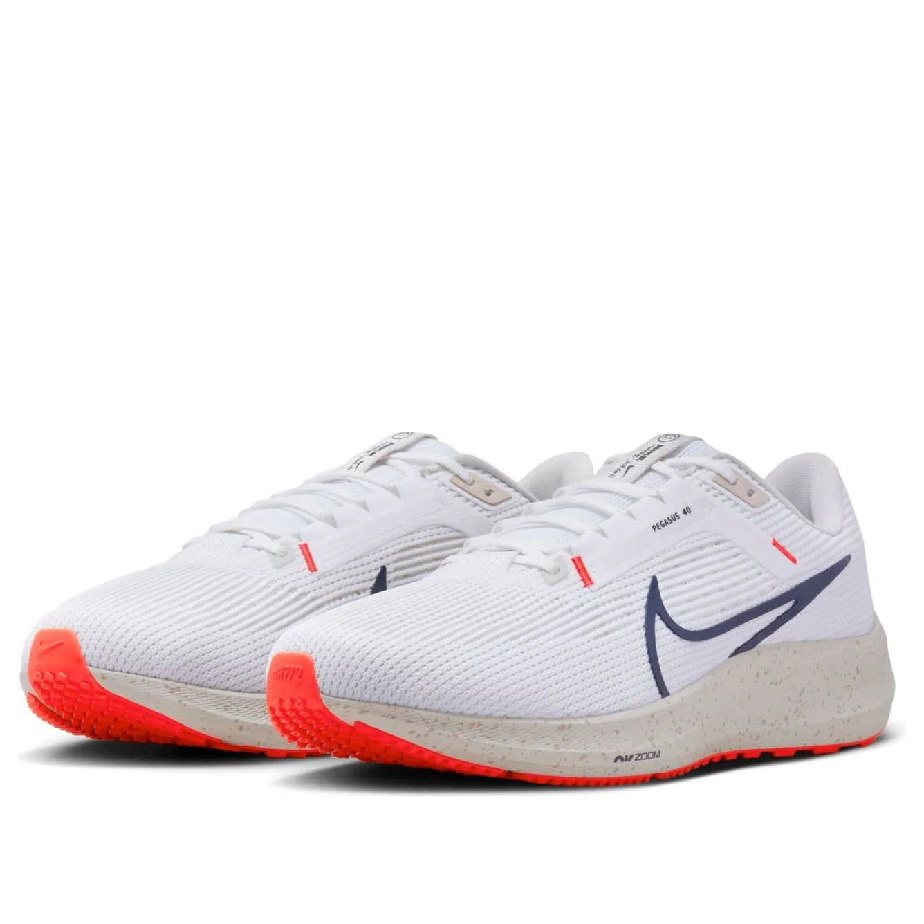 NikeAir Zoom Pegasus 40 Wide 'White Obsidian'Men's DV7480-100