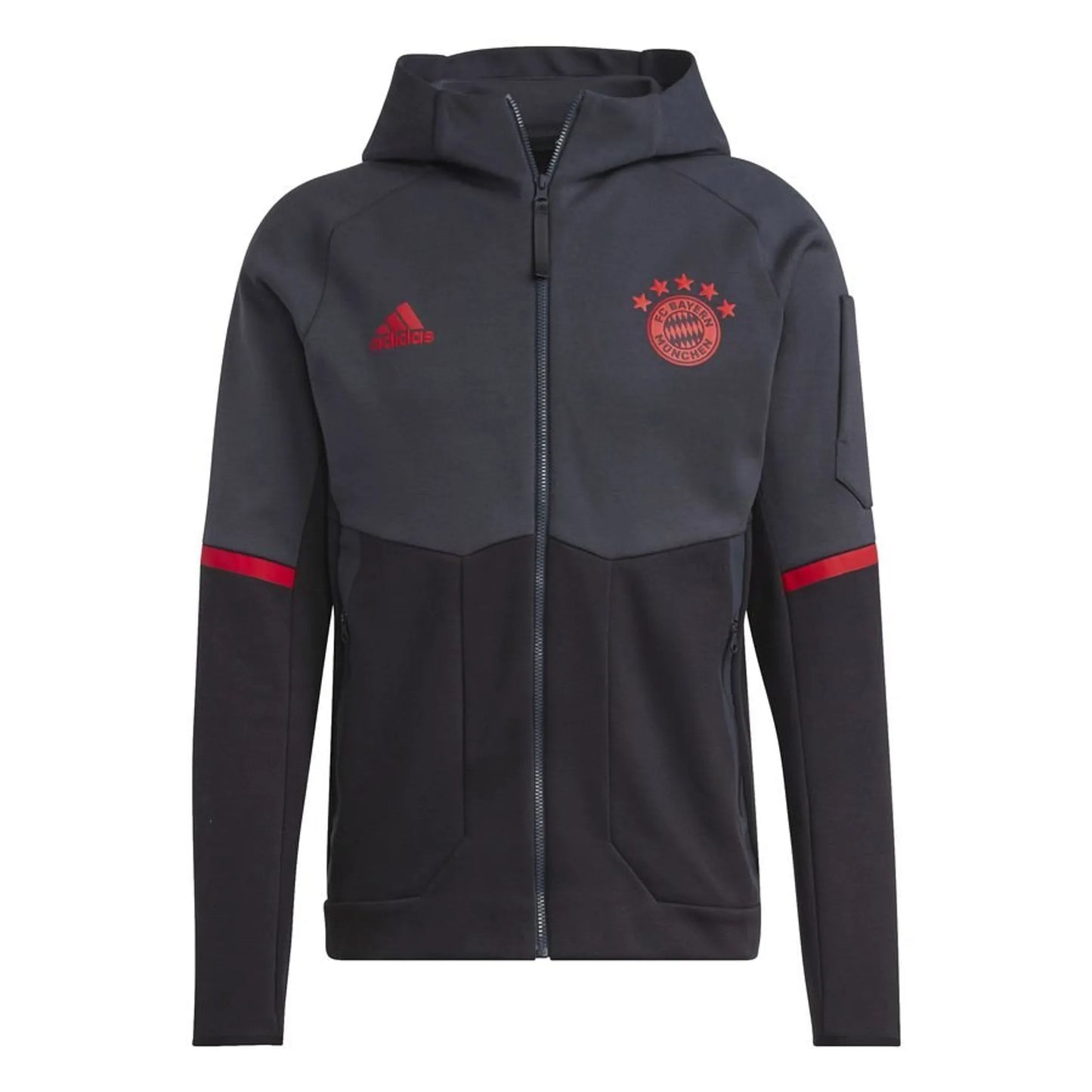 Bayern München Jacket Anthem EU 2022/23 - Black/Night Grey hf1362
