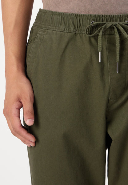 GAP ESSENTIAL - Trousers - black moss 704230-03-1 0001