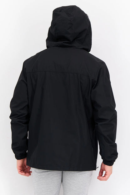 Nautica Men Brand Logo Hooded Jacket, Black nk01169(011)