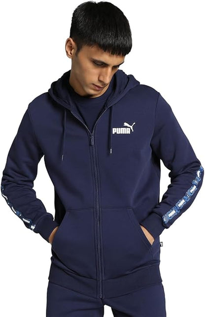 PUMA Ess Tape Camo Full Zip Hoodie FL Sweatshirt Mixte and pant 675944-96 / 675949-06