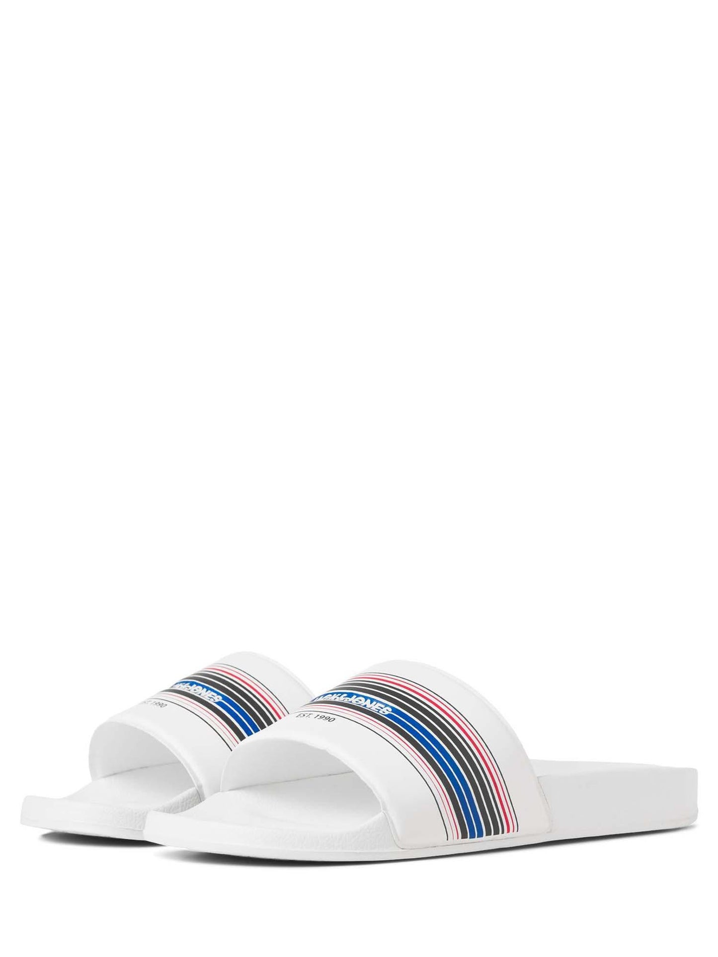 claquette  JACK & JONES Jack & Jones Jfwlewis Stripe Slider 12203995