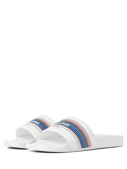 claquette  JACK & JONES Jack & Jones Jfwlewis Stripe Slider 12203995