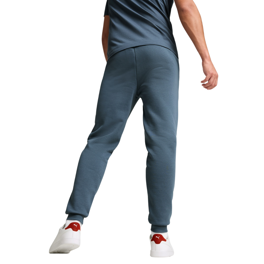 Puma Essentials+ 2 Colour Big Logo Men Fleece Hoodie and pant Grey Skies 586764-18 /586767-26