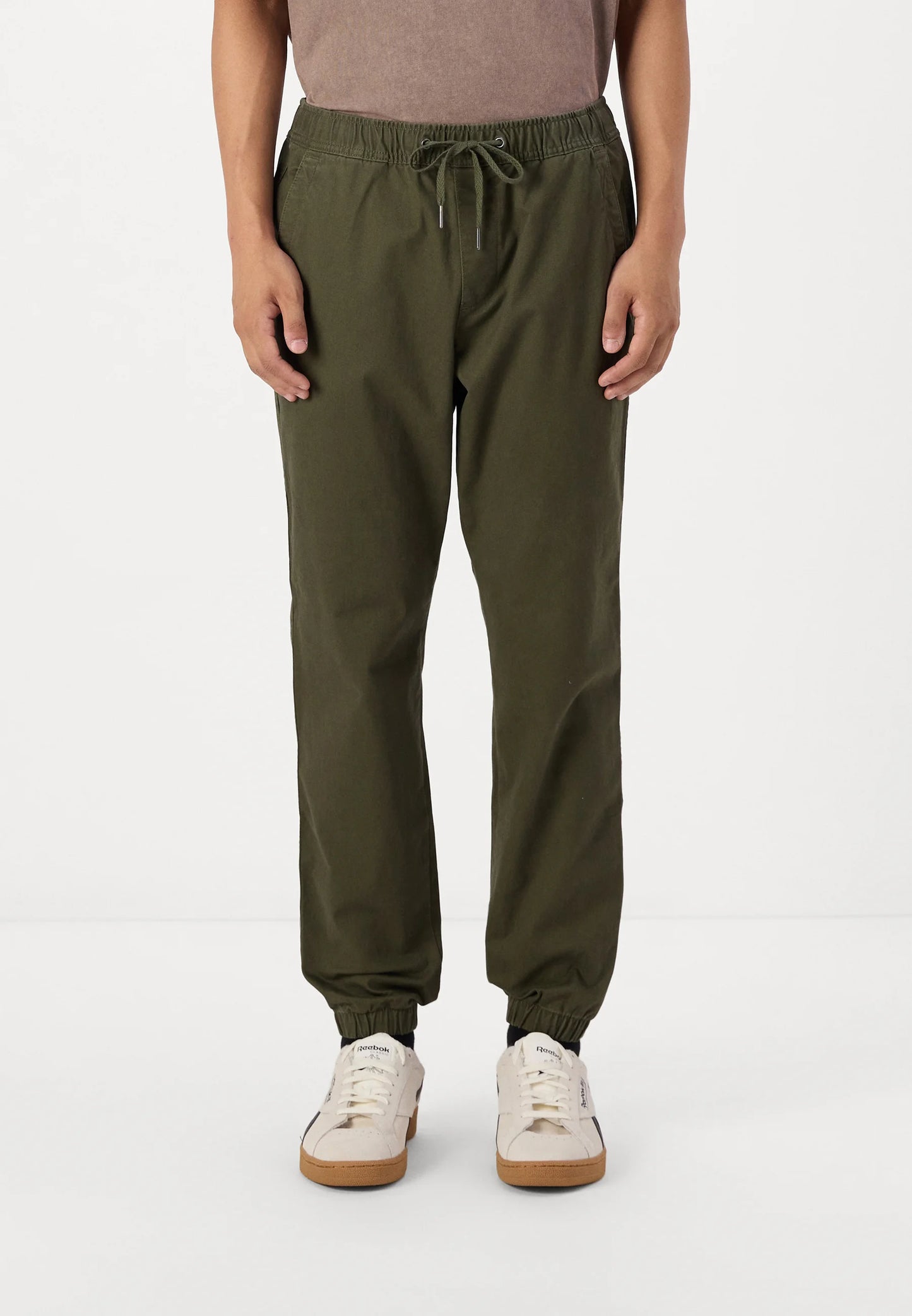 GAP ESSENTIAL - Trousers - black moss 704230-03-1 0001