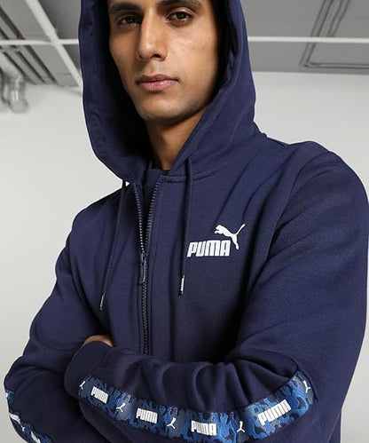 PUMA Ess Tape Camo Full Zip Hoodie FL Sweatshirt Mixte and pant 675944-96 / 675949-06