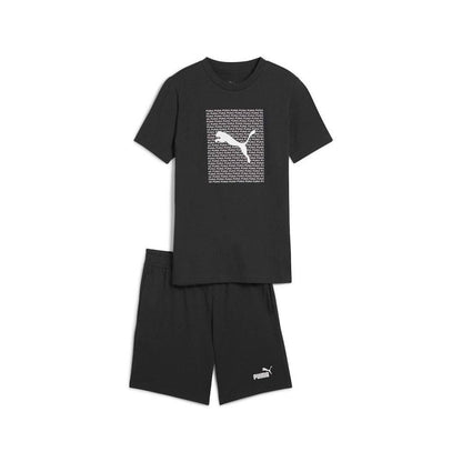 PUMA ESS LOGO LAB TEE AND SHORTS 686300 01